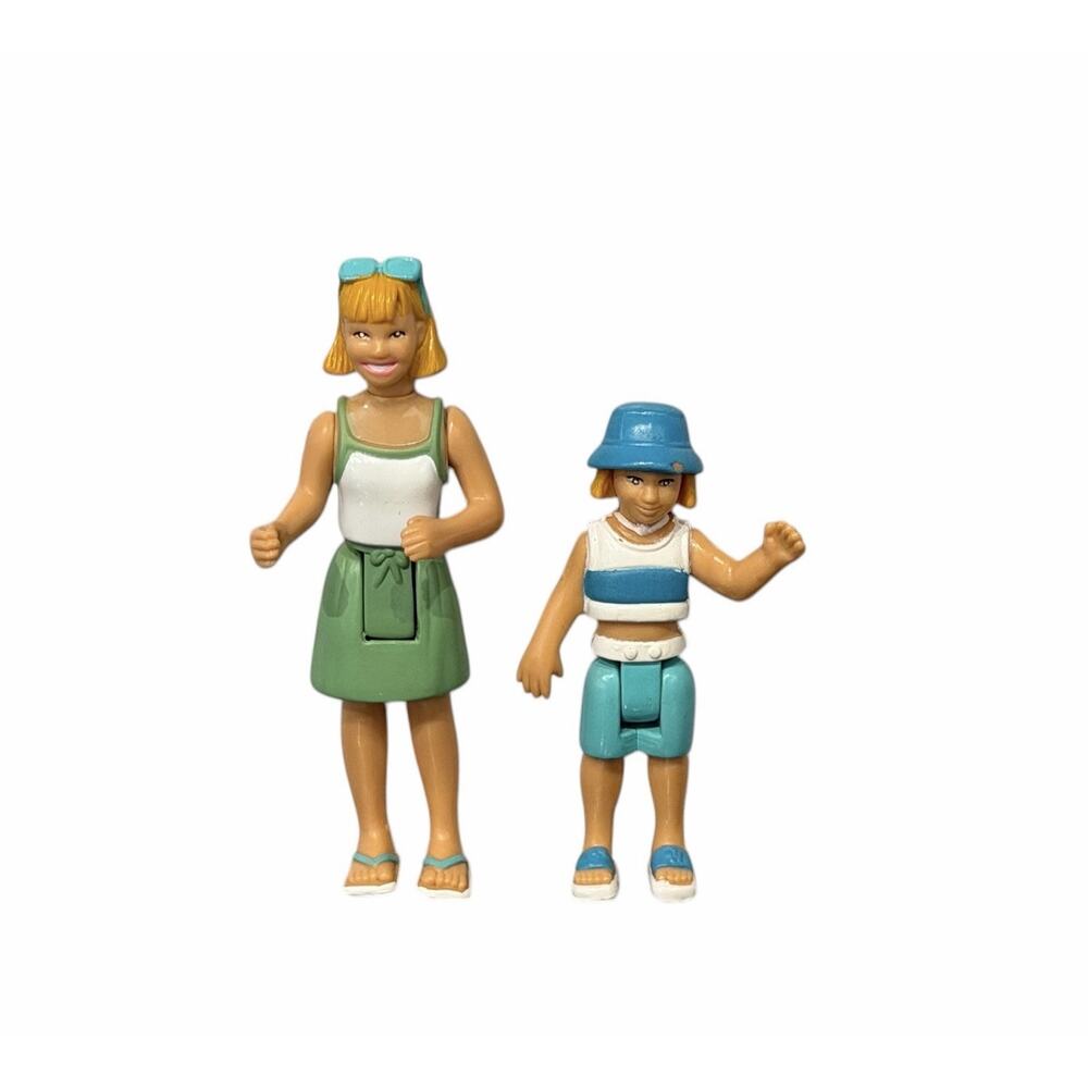 Fisher Price Sweet Streets Beach House Mom & Girl Doll Action Figures
